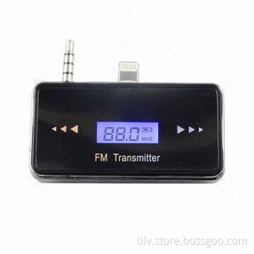 Hot-selling Car FM Transmitter with Mini LED Screen, for Mobile Phone